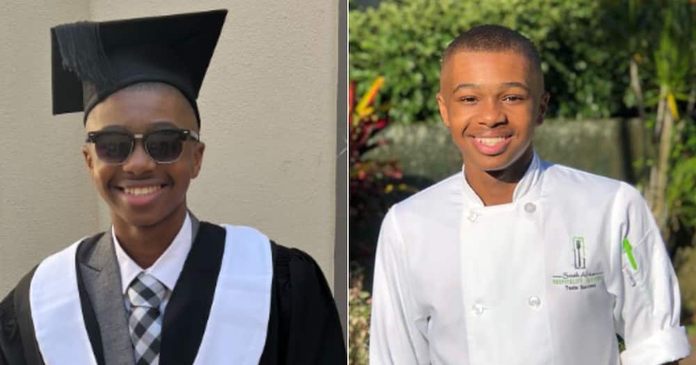 South African institute of hospitality graduate, young men graduates to become chef, professional chef graduate