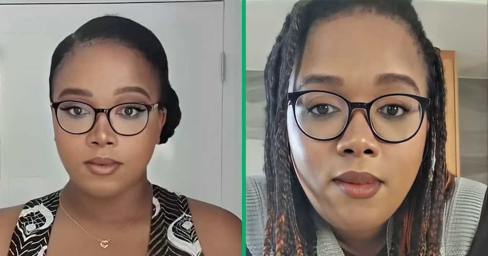 A TikTok video shows a woman detailing how she ended up on Afrikaans TikTok.
