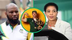 RWC tour Durban: EFF condemns ANC's Duma Siboniso, SA drags him for lifting cup with Elizabedi before Premier