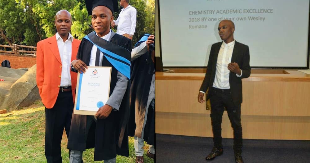 Masters student helps disadvantaged student and gets awarded bursary