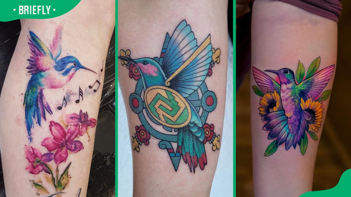 Hummingbird Tattoo On Ankle - Tattoos Designs