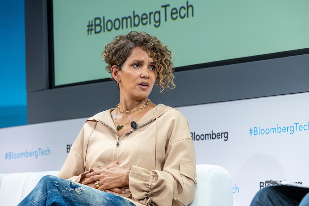 Halle Berry during the Bloomberg Technology Summit