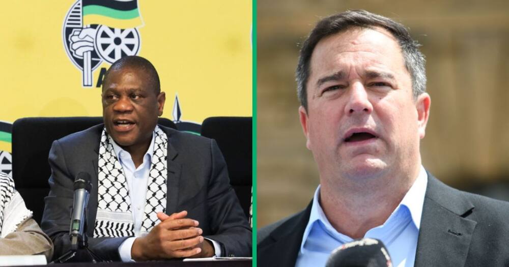 John Steenhuisen is going to lay charges of corruption against Deputy President Paul Mashatile