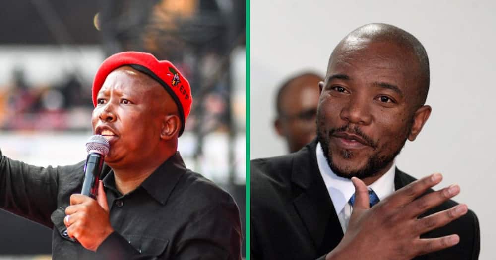 Build One SA leader Mmusi Maimane and The Economic Freedom Fighter's leader Julius Malema got into a heated debate on X
