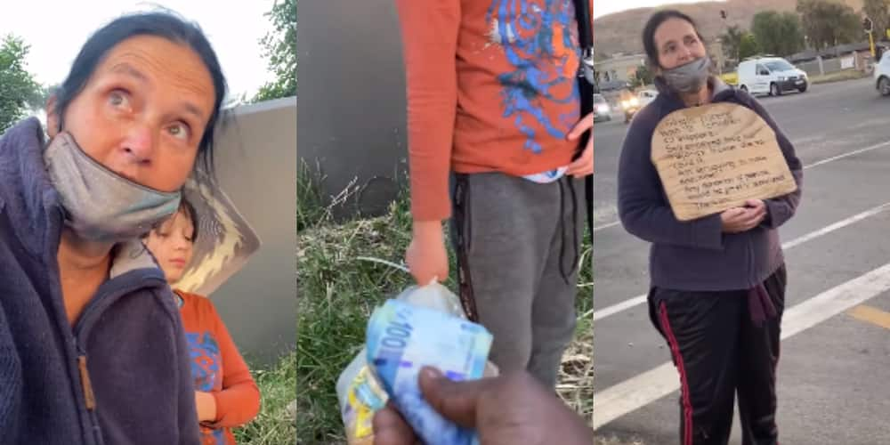 BI Phakathi Opens His Kind Heart, Gives Grateful Single Mom Cash & Groceries