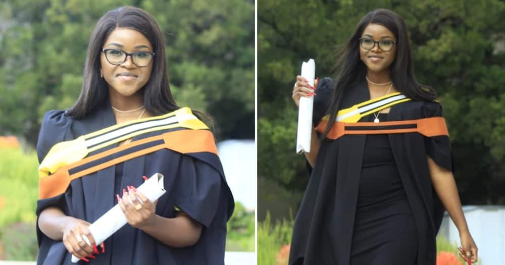 A Johannesburg graduate from the University of the Witwatersrand is excited about obtaining her honours degree with distinction