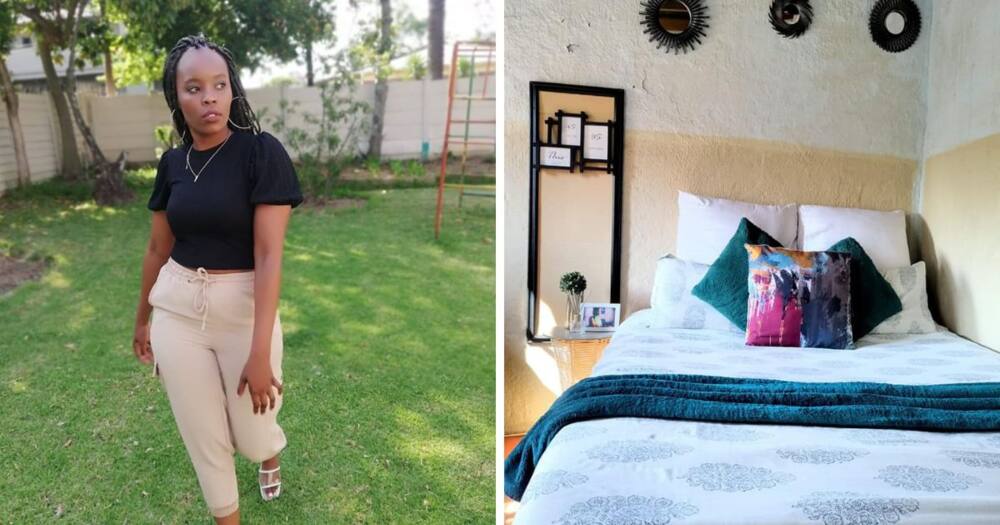Diera Hloni Molapo shows off her new place