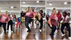 Plus size woman steals show at gathering, shows funky dance moves in video