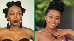 Bontle Modiselle shows off new hairstyle in 8 Instagram pictures during Rwanda visit