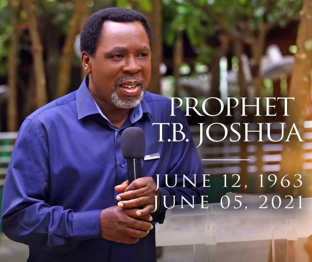 Breaking: Prophet TB Joshua Dies Few Days Before His 58th Birthday ...