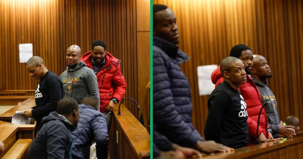 Two of the men accused of killing Senzo Meyiwa spoke on the day of his murder
