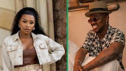 DJ Zinhle's Christmas lunch with Murdah Bongz' family receives mixed reactions from netizens