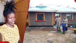 African widower dad emotional after daughter builds gorgeous house for him
