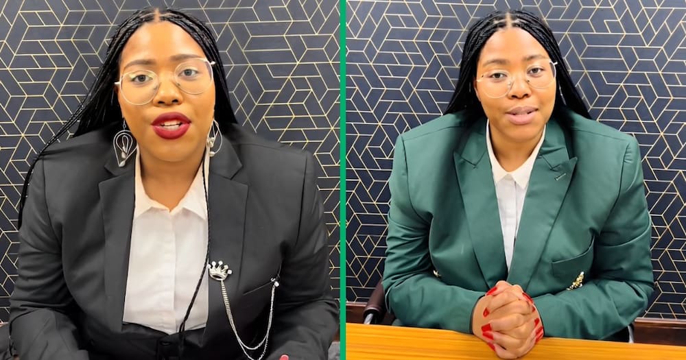 A lawyer shared a video showing how she made it to court in a taxi