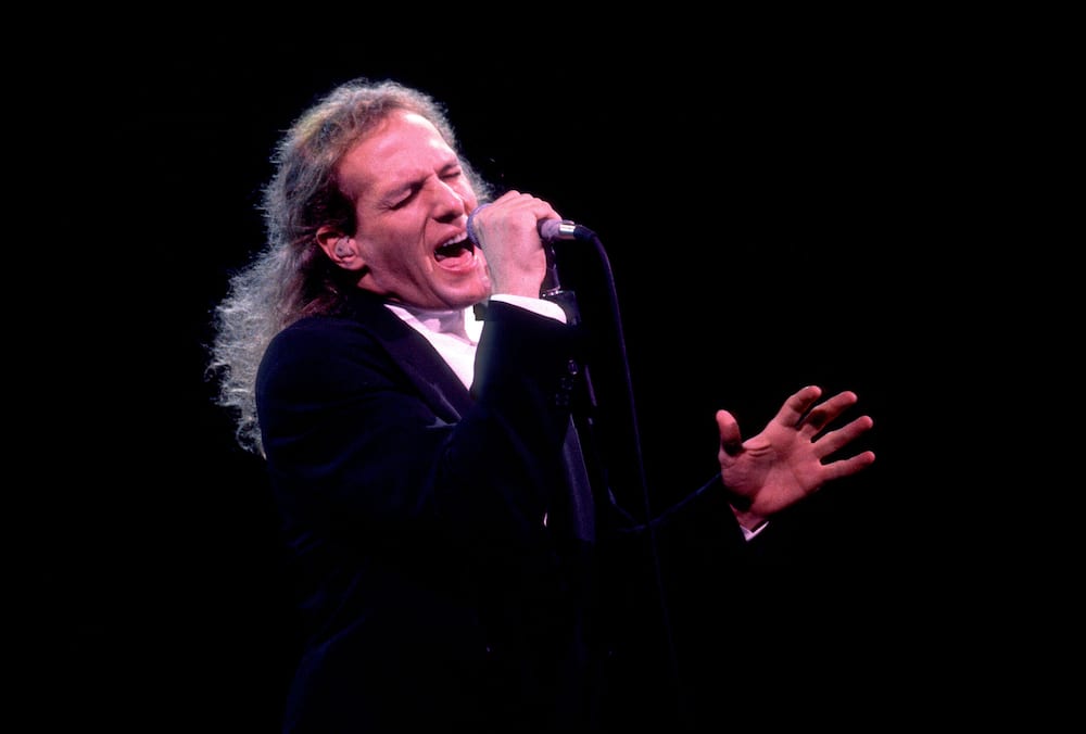 Michael Bolton sings during a Chicago tour in late 1991.