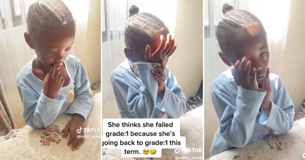 A grade 1 learner was heartbroken after she realised that she is not going to Grade 2