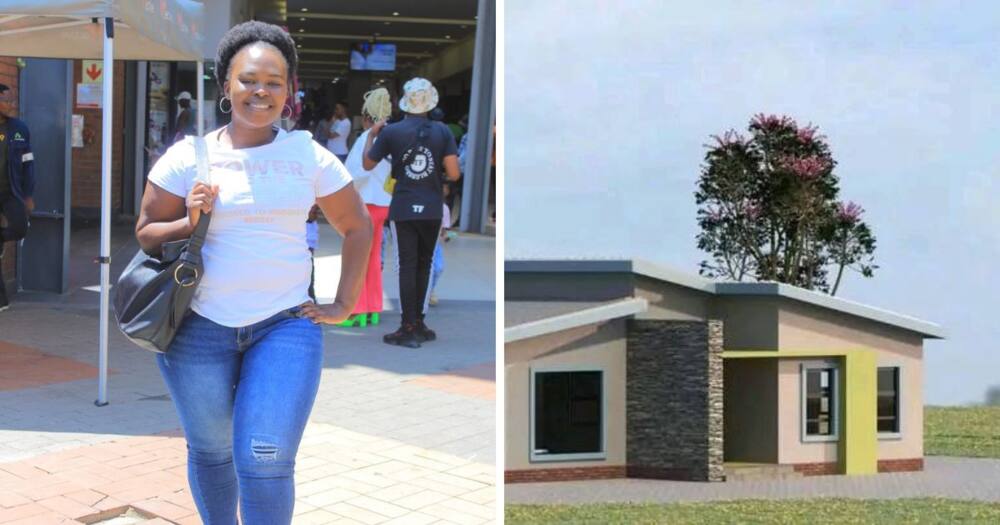 Veronica Thandeka builds shack from ground up
