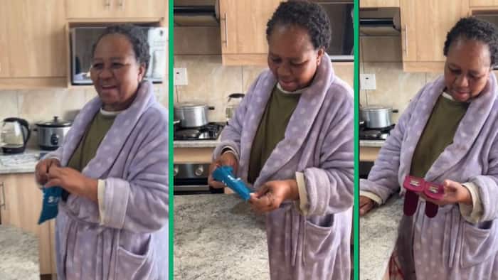 Granddaughter surprises grandma with nursing epaulettes in viral TikTok video