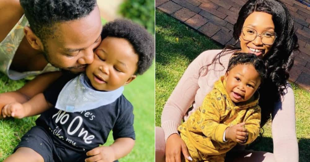 Zola Nombona and Thomas Gumede celebrate their baby boy's 1st birthday