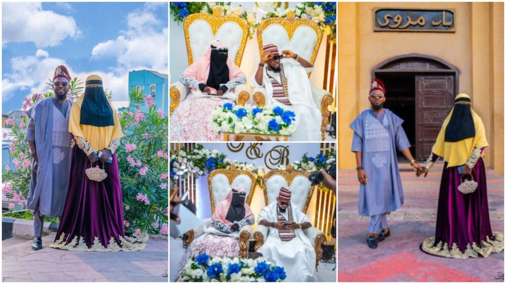 Photos of Couple’s Islamic Wedding Stun Social Media With Touch of Modernity, Nigerians React