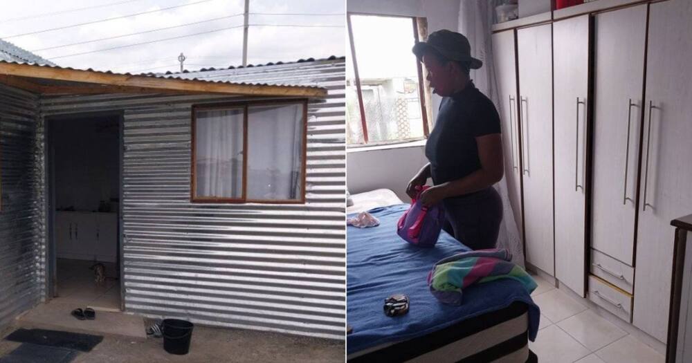 Woman's shack amazes Facebook users