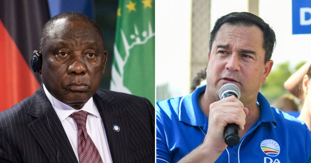 Cyril Ramaphosa, John Steenhuisen, Phala Phala farm theft, Democratic Alliance