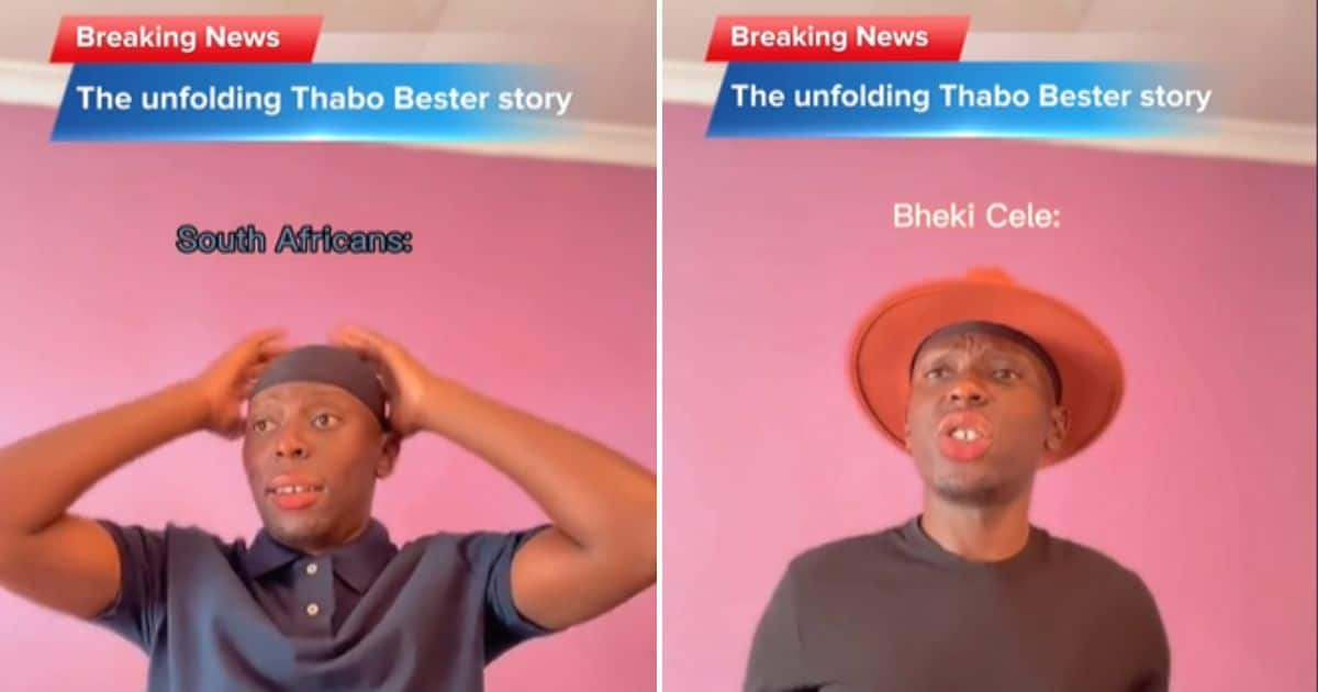 Man Recreates the Thabo Bester and Dr Nandipha Drama in Hilarious ...