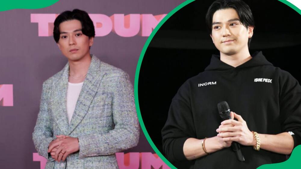 Mackenyu during the Netflix's Tudum: A Global Fan Event in 2023 (L). The actor attending the 2023 Tokyo Comic Con event (R)