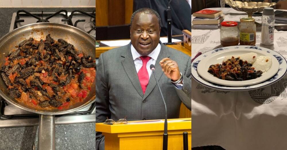 Mboweni, Mopani worms, reactions