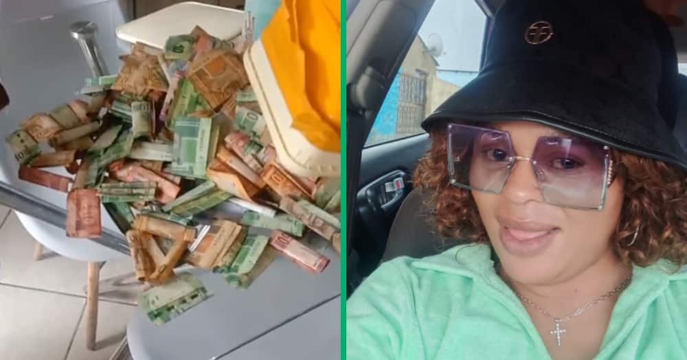 A woman saved R100 daily for a year and ended up with R36,500.