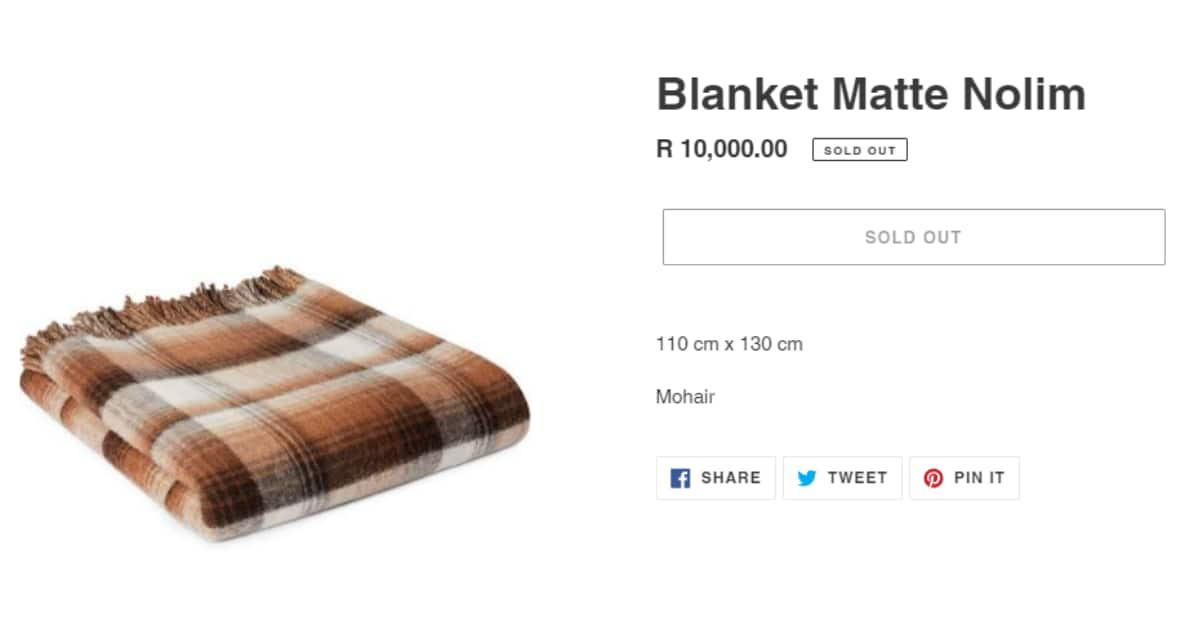 Designers R10 000 Makoti Blankets Sell Out, Mzansi Says Cheaper at Pep