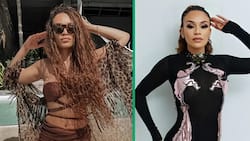 Pearl Thusi shares gorgeous selfies showing off her new braid hairstyle, Mzansi gushes