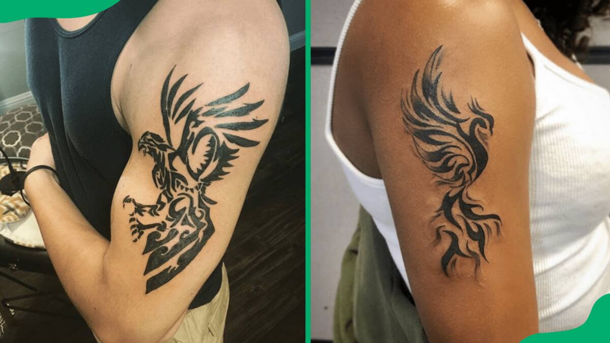 Phoenix Shoulder Tattoo - Free Returns Within 90 Days - Temu United Kingdom