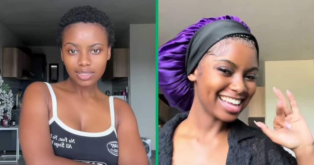 A woman took her to TikTok to showcase her new wig from Shein.