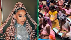 Sho Madjozi's new hair line Sparkle Braids spreads joy among South African parents