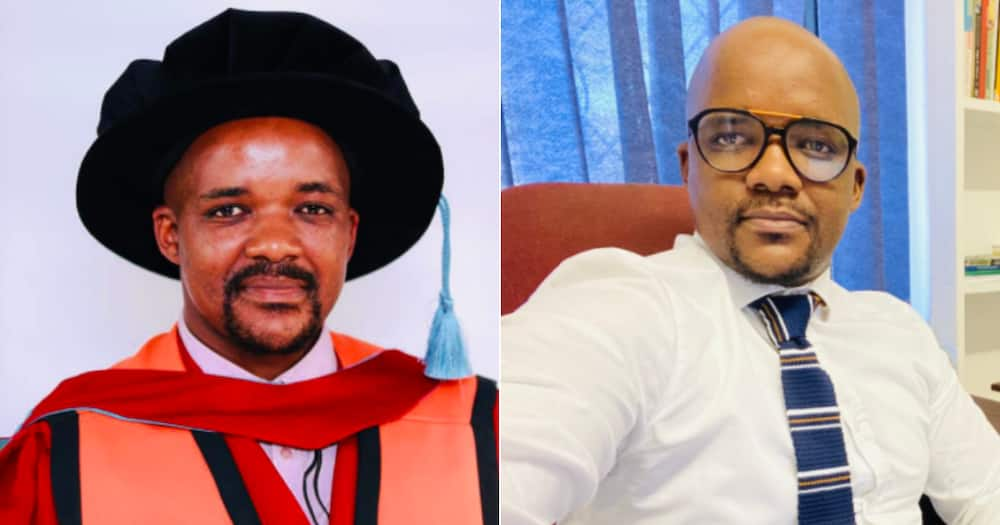 '#NQFLevel10': Man Shares Hard Copy of His PhD, Mzansi Congratulates Him