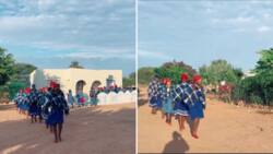 Botswana Makoti shows off her entourage at lobola negotiations, Mzansi stans, “Absolutely beautiful”