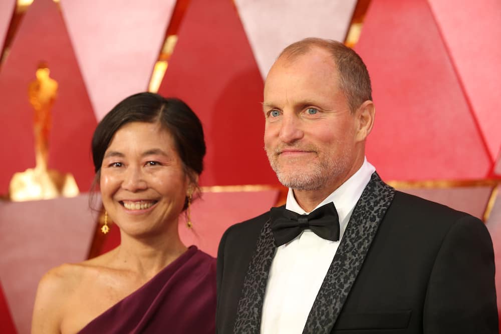 Laura Louie and Woody Harrelson arriving at the 90th Academy Awards on 4 March 2018 at the Dolby Theatre at Hollywood & Highland Center in Hollywood.