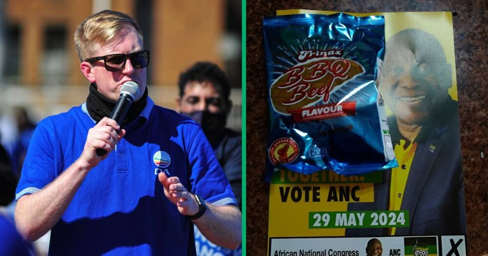 The DA's Dean Macpherson has lashed out at the ANC for handing out beef flavoured snacks in a predominately Tamil and Hindi area