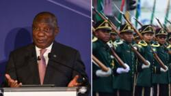 President Cyril Ramaphosa pays tribute to SA’s soldiers during Armed Forces Day celebration in Richards Bay