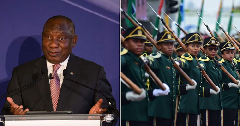President Cyril Ramaphosa commemorated SANDF soldiers on Armed Forces Day