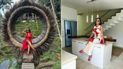 Sithelo Shozi drops 9 pics from lush Bali vacation with younger sister Ze Shozi, Bonang Matheba and Mzansi in awe