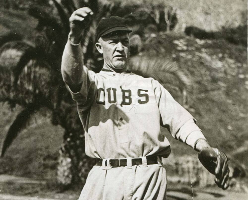 Grover Cleveland Alexander, of the Chicago Cubs in 1922