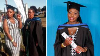 Overjoyed lady celebrates obtaining her DUT qualification, expresses gratitude for the rewarding journey