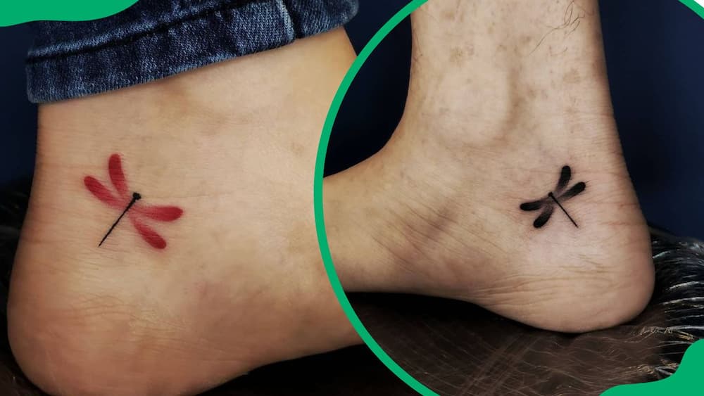 Feminine lower leg tattoos for females