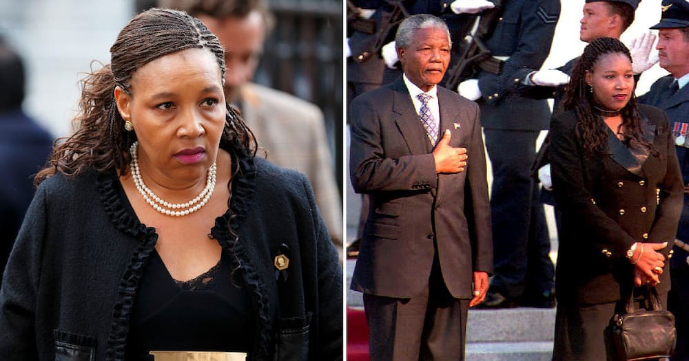 Zenani Mandela with her dad, Nelson Mandela