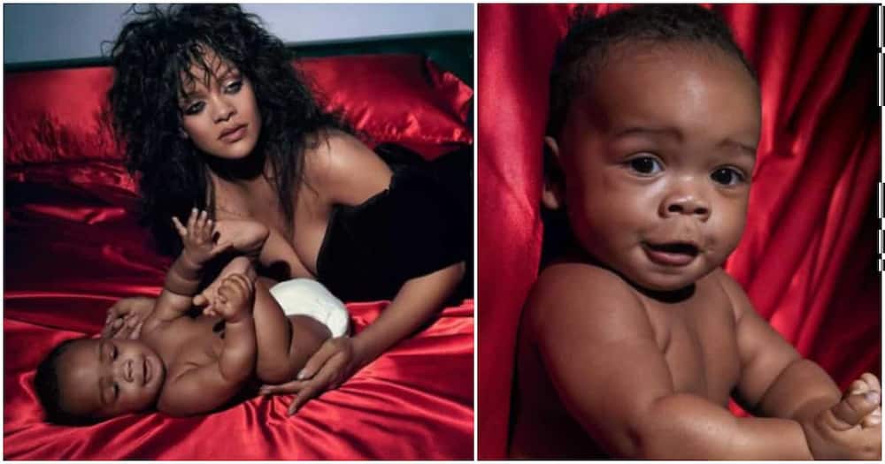 Rihanna calls her son fine, reacts to trolls who attacked her.