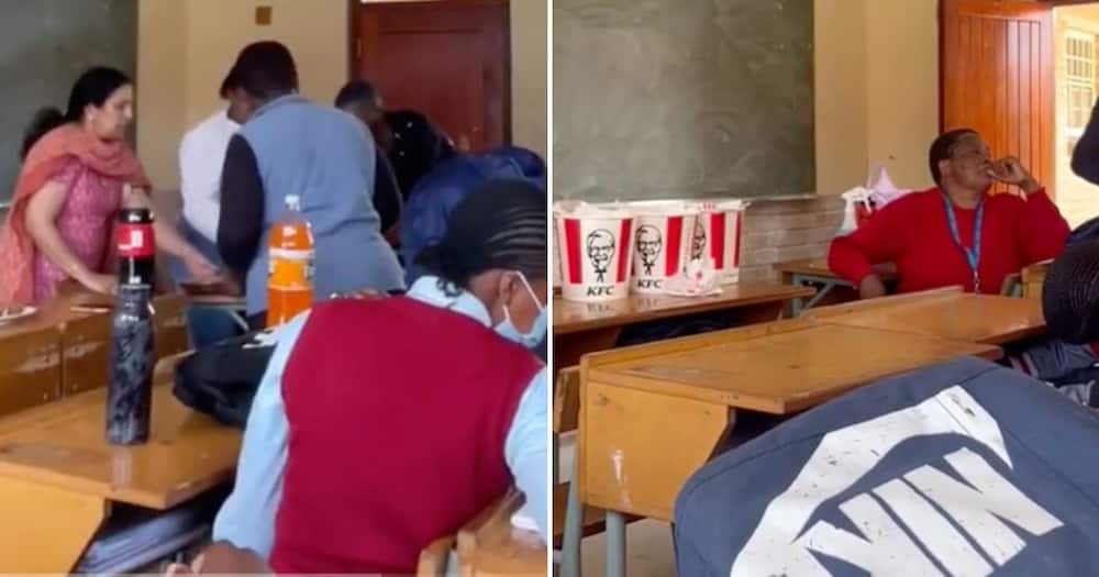 Young woman shared a video of her teacher treating the class.
