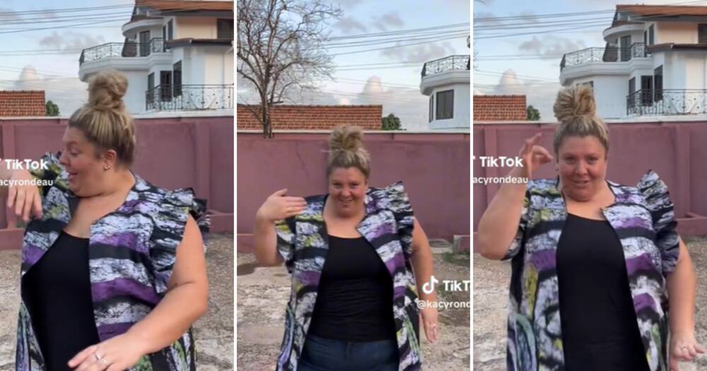 TikTok user @kacyrondeau shared a new clip of her dancing to a vibey track, and she delivered