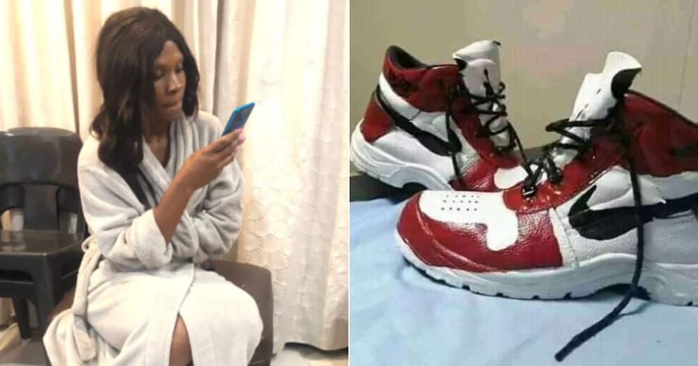 Woman Can’t Afford to Buy Her Man Air Jordan’s, Paints His Work Boots Instead